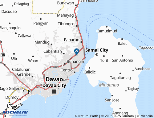MICHELIN Pampanga map - ViaMichelin