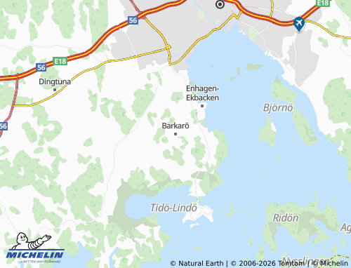 Mapa MICHELIN Barkarö - ViaMichelin