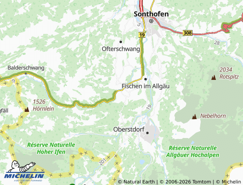 Mappa MICHELIN Obermaiselstein - ViaMichelin