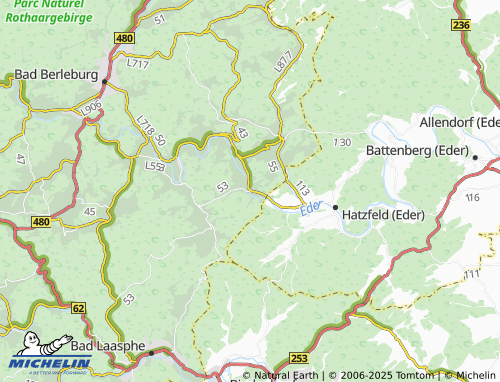MICHELIN-Landkarte Beddelhausen - ViaMichelin