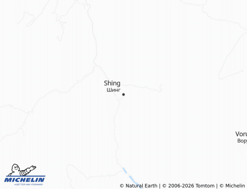 Mappa MICHELIN Shing - ViaMichelin