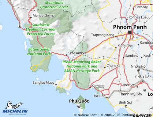 Kaart MICHELIN Preah Sihanouk - ViaMichelin