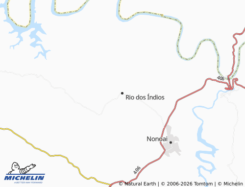 Carte MICHELIN Rio dos Índios - ViaMichelin