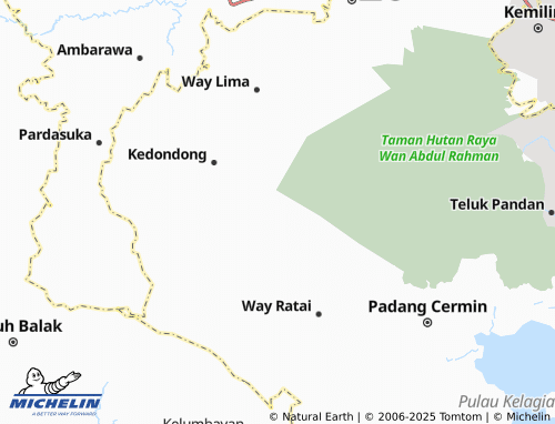 MICHELIN Sinar Harapan map - ViaMichelin