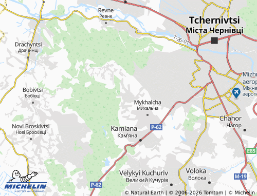 Mappa MICHELIN Dubove - ViaMichelin