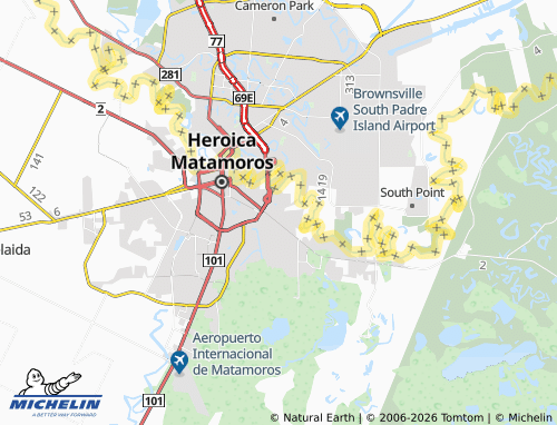MICHELIN-Landkarte Nuevo Progreso - ViaMichelin