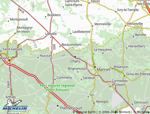 MICHELIN Chars map - ViaMichelin