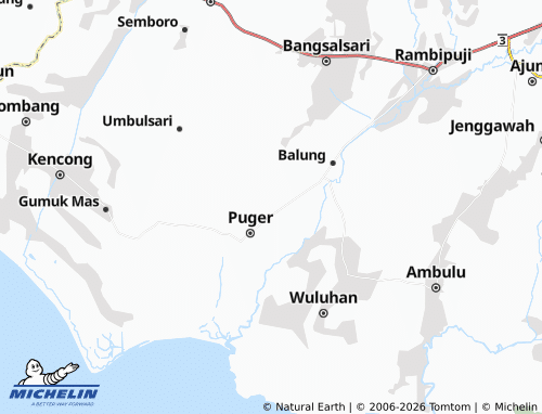 MICHELIN Jambearum map - ViaMichelin