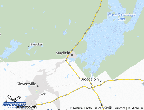 MICHELIN-Landkarte Mayfield - ViaMichelin