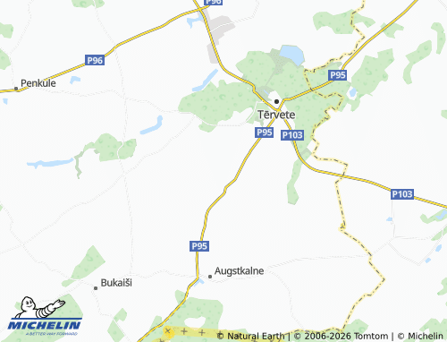 Mapa MICHELIN Zelmeņi - ViaMichelin