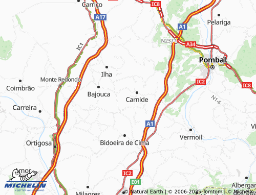 Mapa MICHELIN Vale do Freixo - ViaMichelin