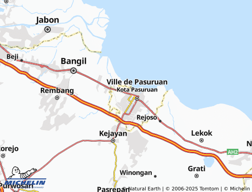 MICHELIN Gentong map - ViaMichelin
