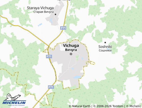 MICHELIN Vichuga map - ViaMichelin