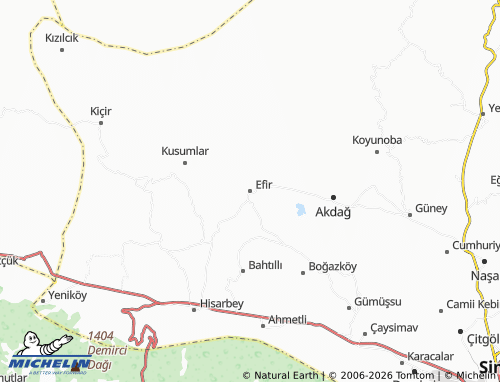 Mapa MICHELIN Efir - ViaMichelin