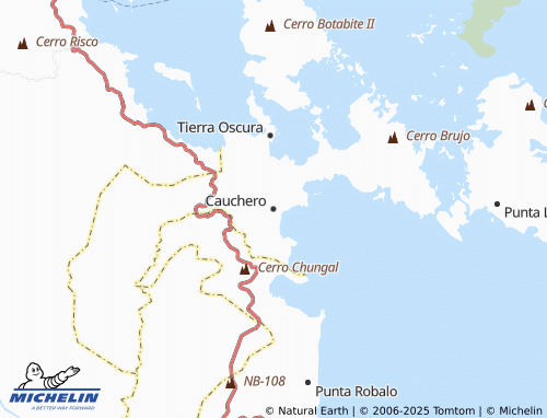 MICHELIN Cauchero map - ViaMichelin