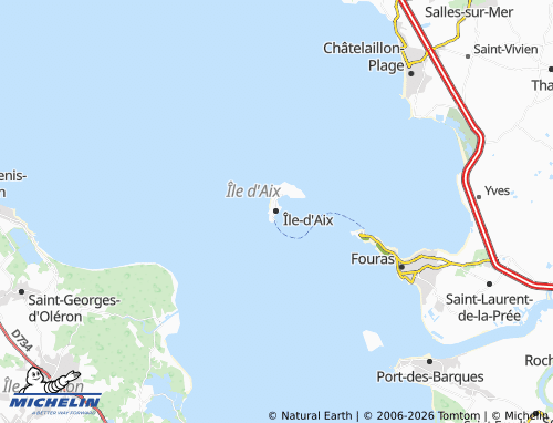 Mapa MICHELIN Île-d'Aix - ViaMichelin