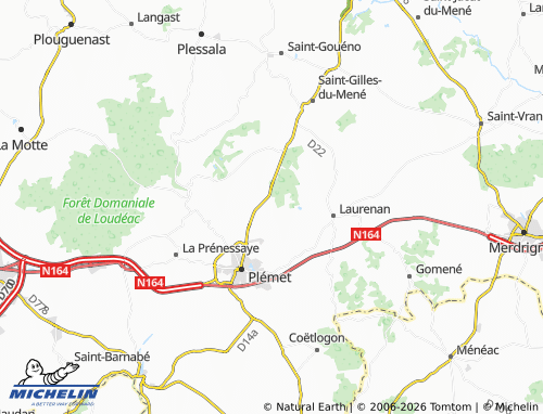 Carte MICHELIN Fahelleau - ViaMichelin