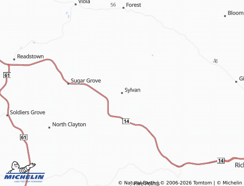 Mappa MICHELIN Sylvan - ViaMichelin