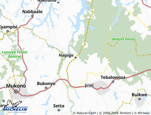 Mapa MICHELIN Nagojje - ViaMichelin