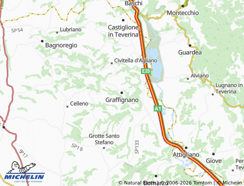Carte MICHELIN Graffignano - ViaMichelin