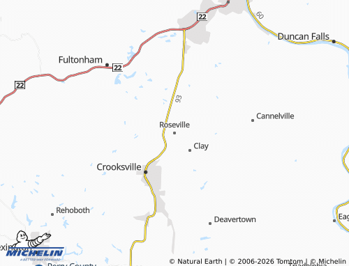 Mappa MICHELIN Roseville - ViaMichelin