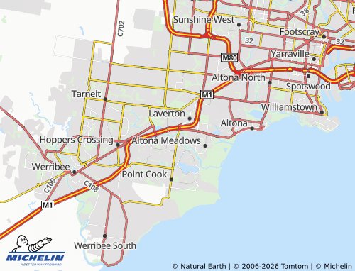 MICHELIN Seabrook map - ViaMichelin