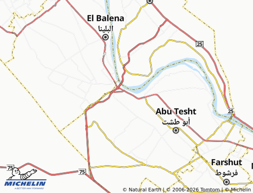 MICHELIN El Khawaled map - ViaMichelin