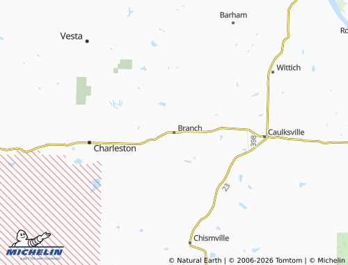Mappa MICHELIN Branch - ViaMichelin