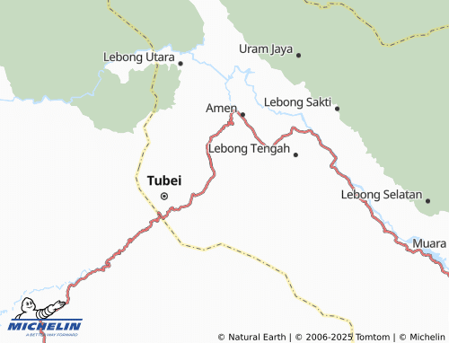 MICHELIN Daneu map - ViaMichelin