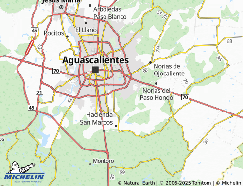 Mappa MICHELIN Lomas del Mirador - ViaMichelin