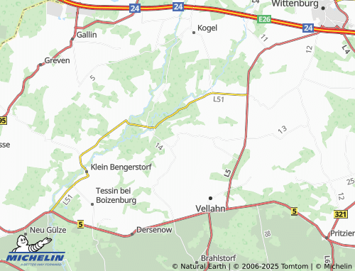 Carte MICHELIN Rodenwalde - ViaMichelin