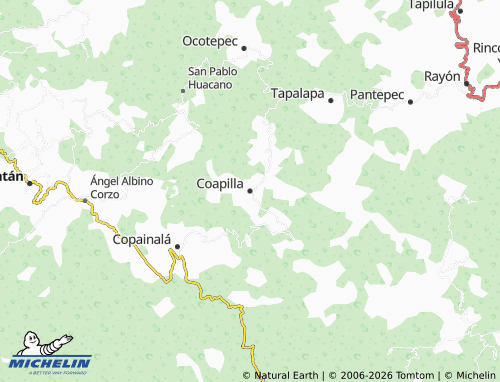 Mapa MICHELIN Coapilla - ViaMichelin