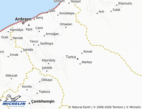 MICHELIN Şenyuva map - ViaMichelin