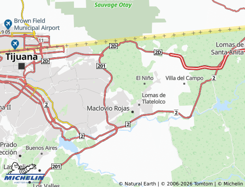 Mapa MICHELIN Rojo Gómez - ViaMichelin