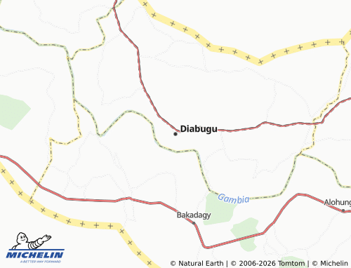 Mappa MICHELIN Diabugu - ViaMichelin