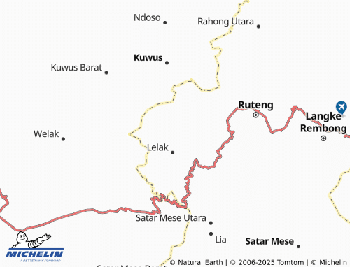 MICHELIN Bangka Tonggur map - ViaMichelin