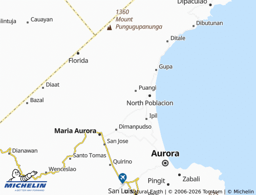 MICHELIN Dimabuno map - ViaMichelin