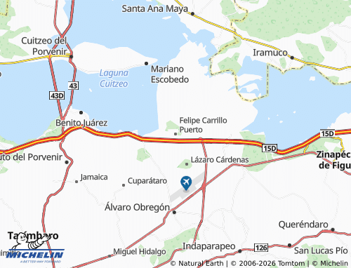 Mapa MICHELIN Felipe Carrillo Puerto - ViaMichelin