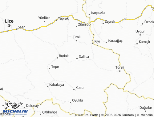 MICHELIN Dallıca map - ViaMichelin