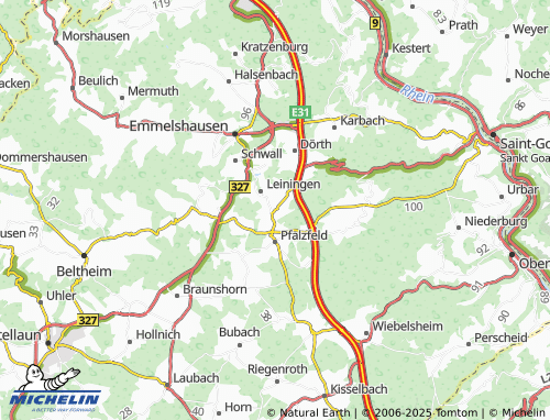 MICHELIN Norath map - ViaMichelin