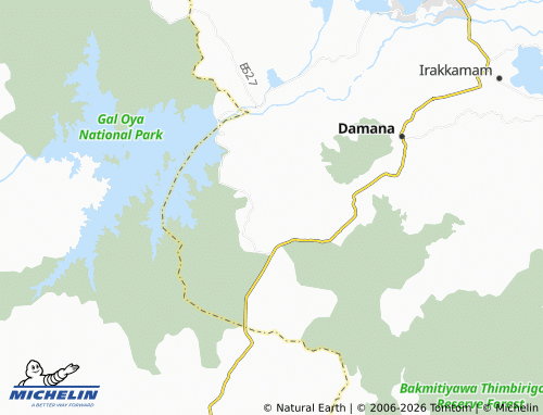 MICHELIN Galkanda map - ViaMichelin