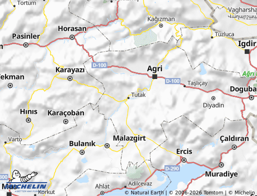 MICHELIN Tutak map - ViaMichelin