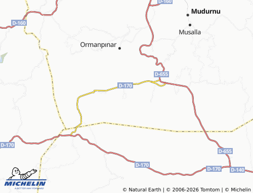 Mappa MICHELIN Hüsamettindere - ViaMichelin