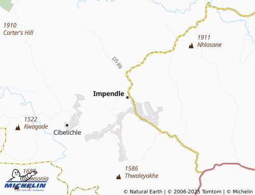 Kaart MICHELIN Impendle - ViaMichelin