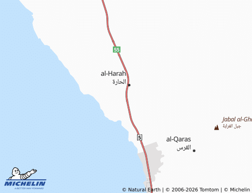 Mappa MICHELIN al-Hurrah - ViaMichelin
