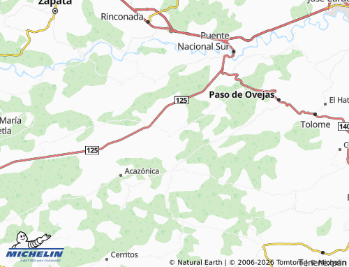 Mapa MICHELIN Cantarranas - ViaMichelin