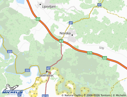Mapa MICHELIN Bročice - ViaMichelin