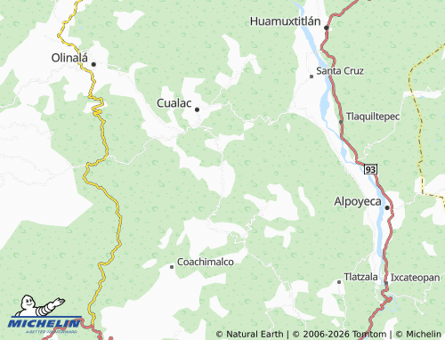 Mappa MICHELIN Coatlacco - ViaMichelin