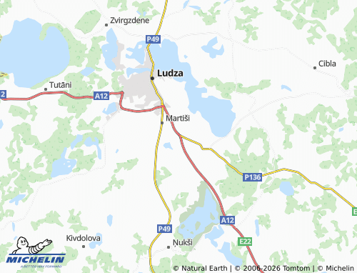 Mapa MICHELIN Isnauda - ViaMichelin