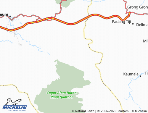 MICHELIN Panca map - ViaMichelin